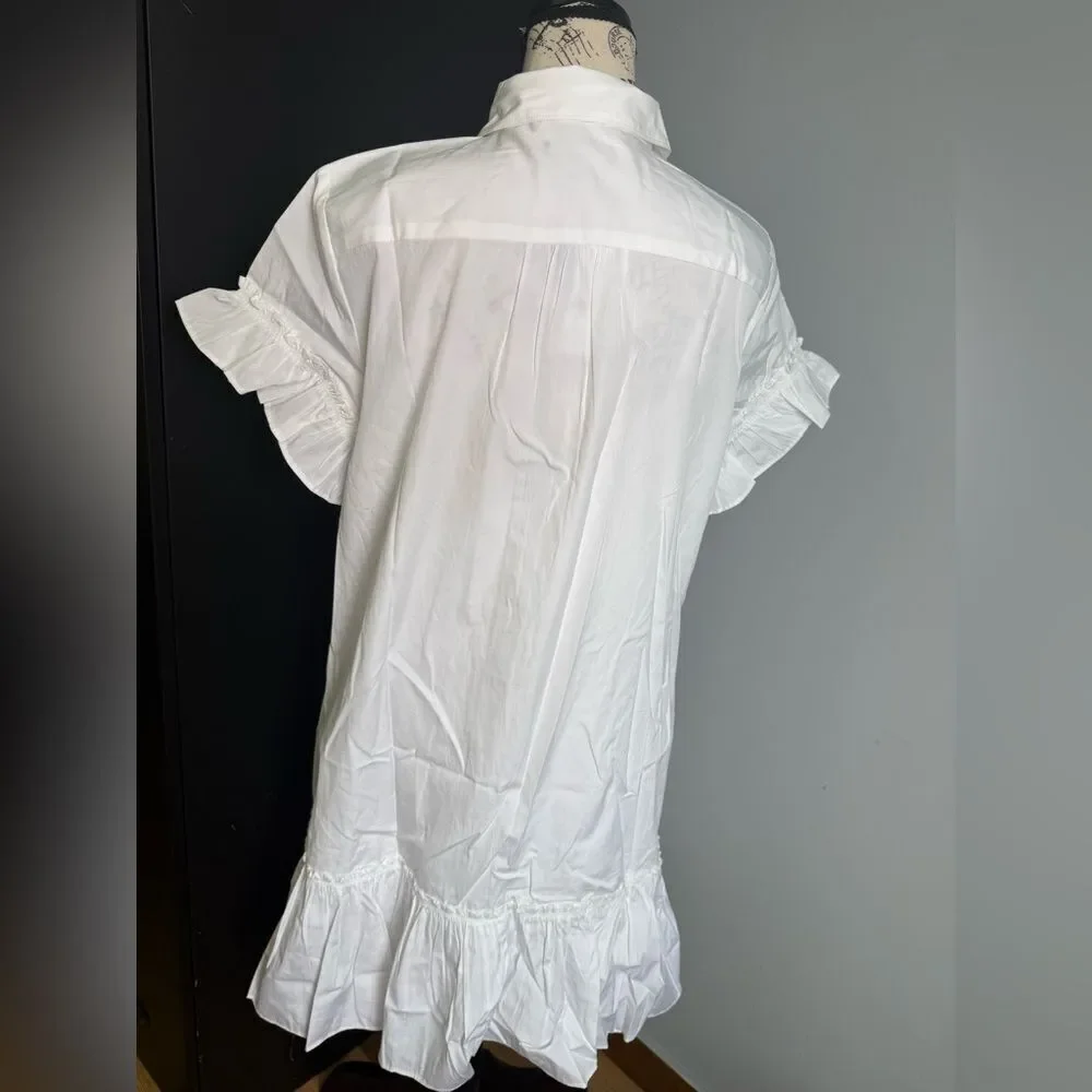 J.Crew Amelia shirtdress in cotton poplin NWT Size M